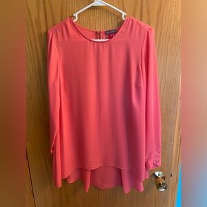 Vince Camuto salmon blouse Sz S
